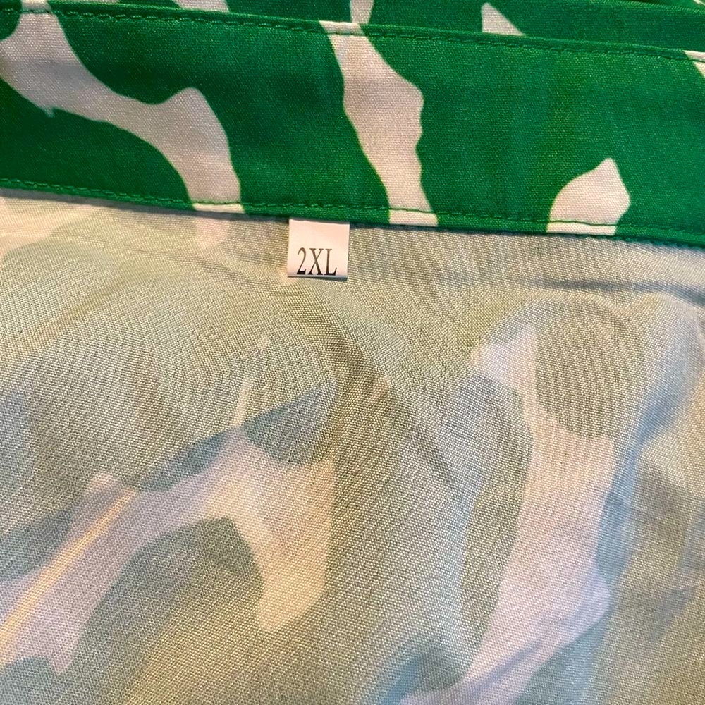 Kelly Green Coastal Shirtdress | Preppy Chic in 2XL - Picture 8 of 10